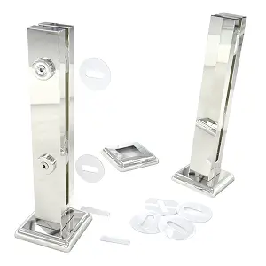 acessórios para guarda corpo de aluminio