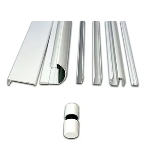 perfil de aluminio branco para box de banheiro